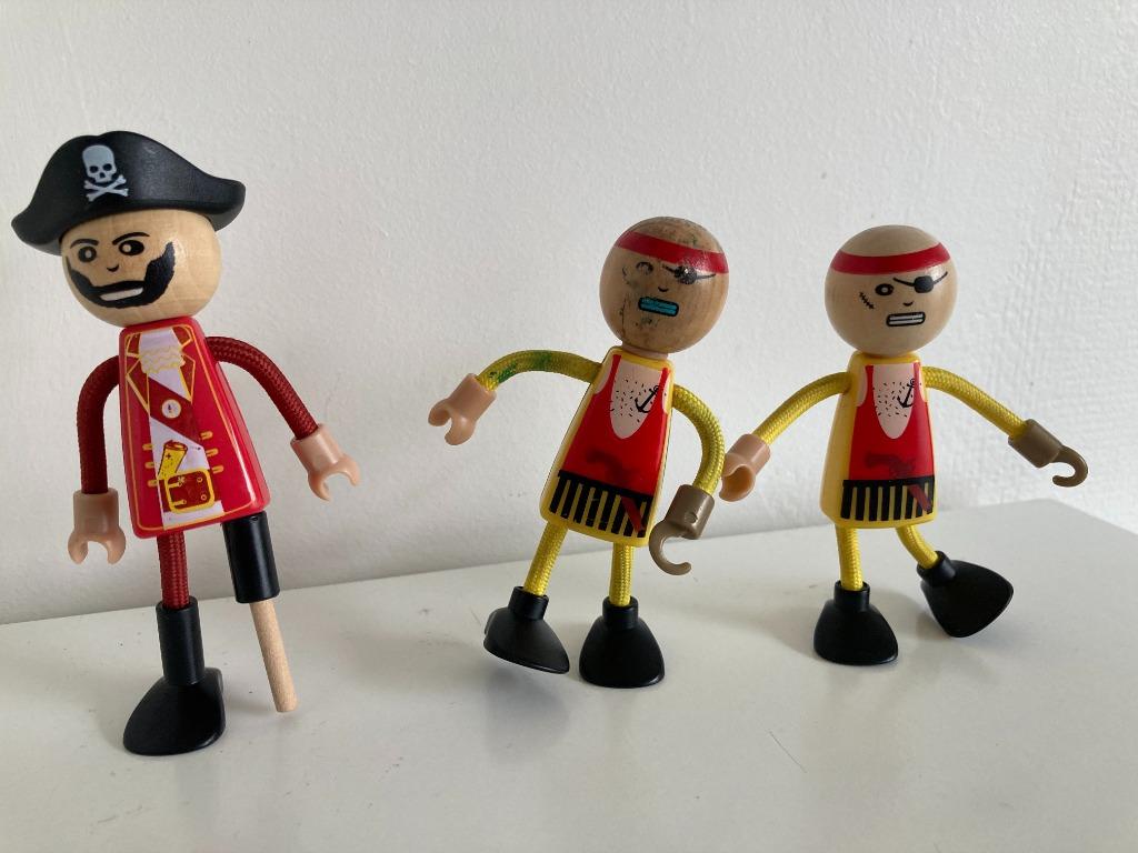 Piraten popjes - set van 3, Verzamelen, Ophalen of Verzenden, Gebruikt