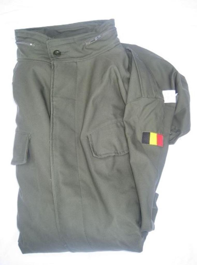 Kaki anoraks Belgisch leger - ABL, Verzamelen, Ophalen of Verzenden, Landmacht, Kleding of Schoenen
