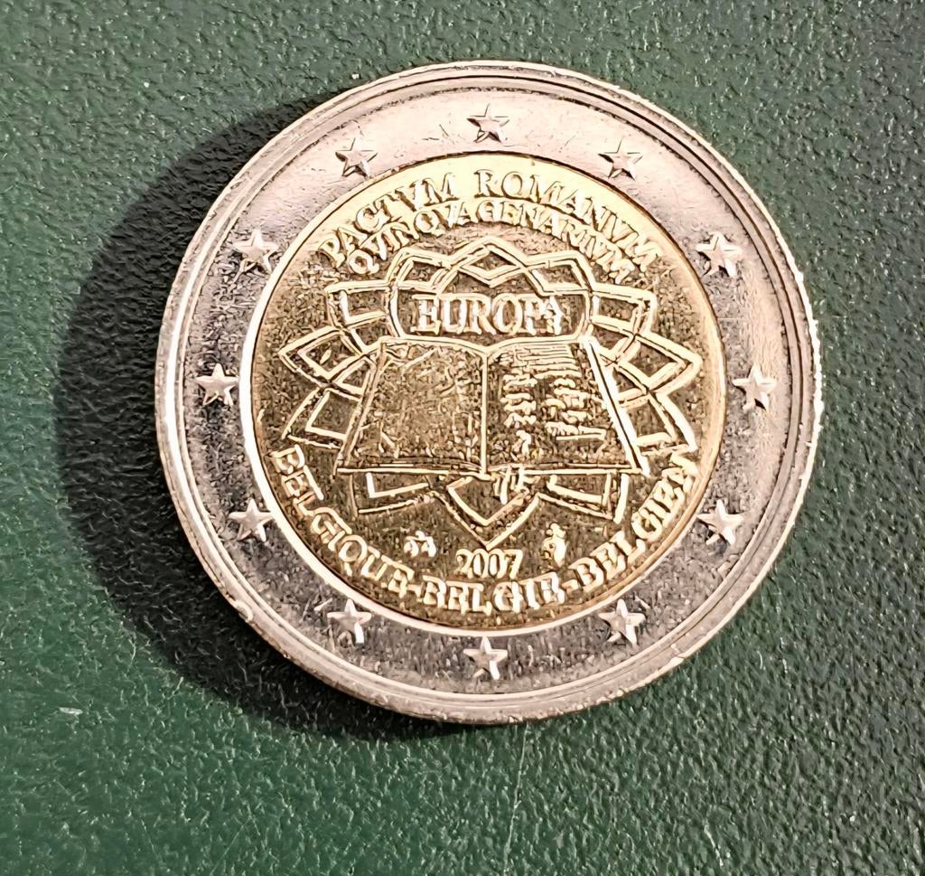 2 euro herdenkingsmunt pactum romanum BE 2007, Postzegels en Munten, Munten | Europa | Euromunten, Ophalen of Verzenden, België