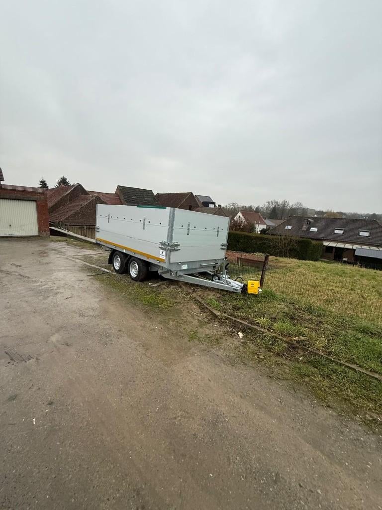 Remorque benne 3500kg, Auto diversen, Aanhangers en Bagagewagens, Nieuw, Ophalen