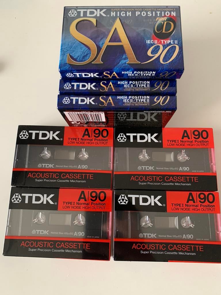 Cassettes audio, cassettes, bandes scellées, Enlèvement ou Envoi, Vierge