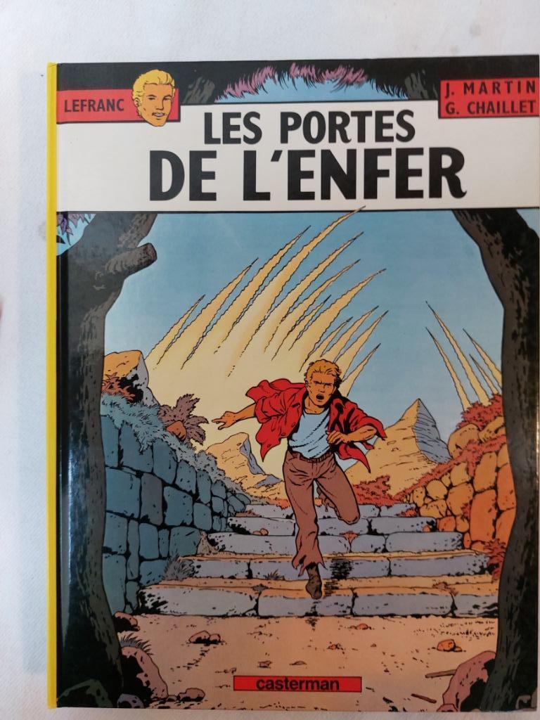 Lefranc T.5 Les portes de l'enfer - Réédition (1986) - Très, Une BD, Enlèvement ou Envoi, Utilisé