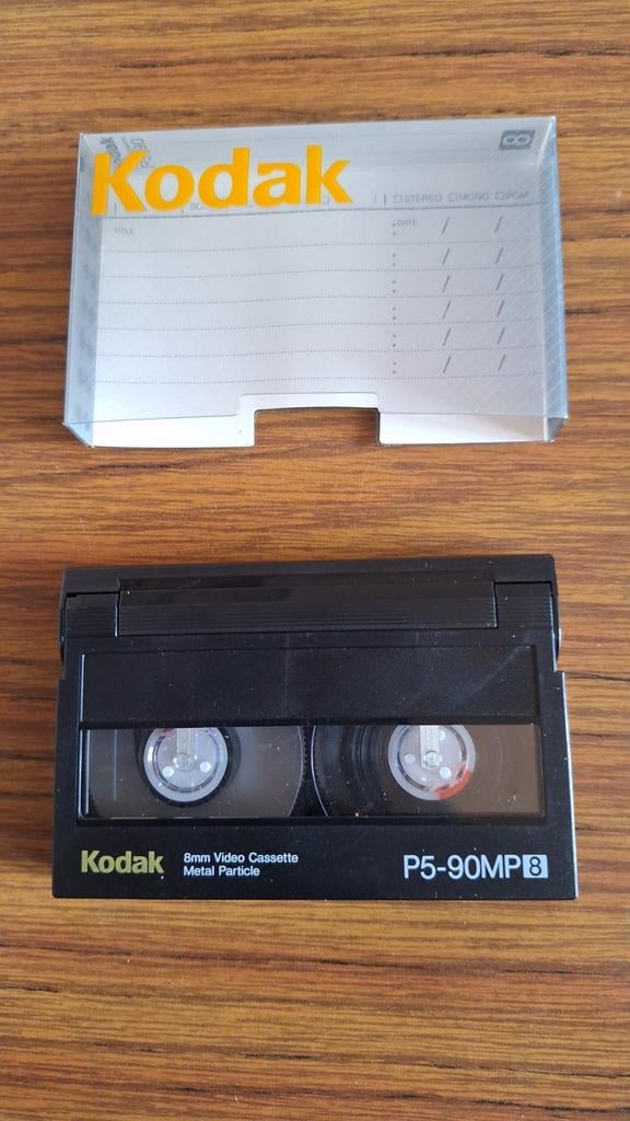 Cassette vidéo Kodak 8 mm P5-90MP., Enlèvement ou Envoi, 8 mm, Cassette (vidéo)