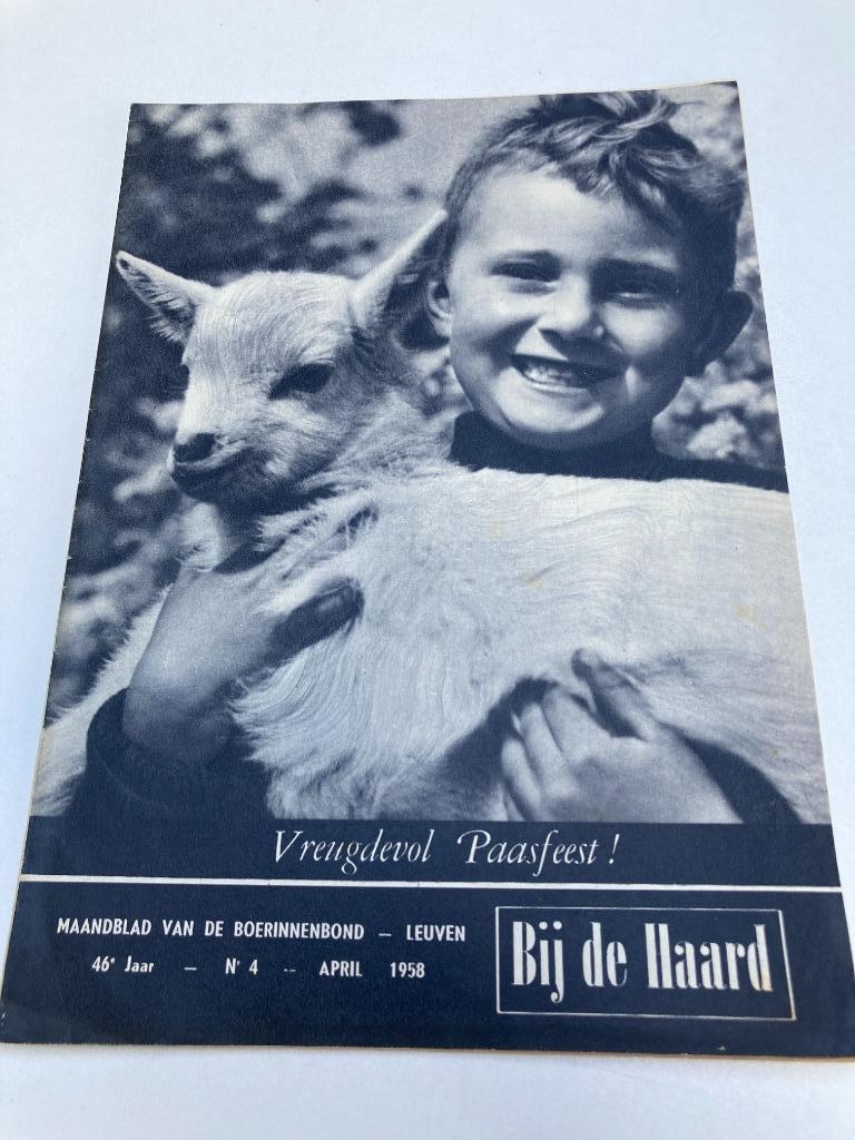 Bij de Haard nr4 1958 : Kongo, Genebos, OMO, De Beukelaar, Ophalen of Verzenden, 1940 tot 1960, Tijdschrift