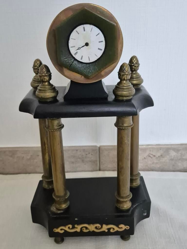 Klok trench art  1 wo.Loopgravenkunst., Verzenden