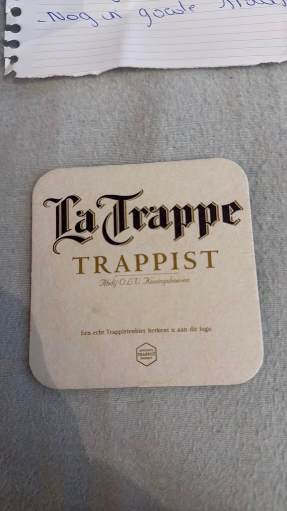 Tapis à bière La Trappe, Enlèvement ou Envoi, Utilisé, Sous-bock, La Trappe