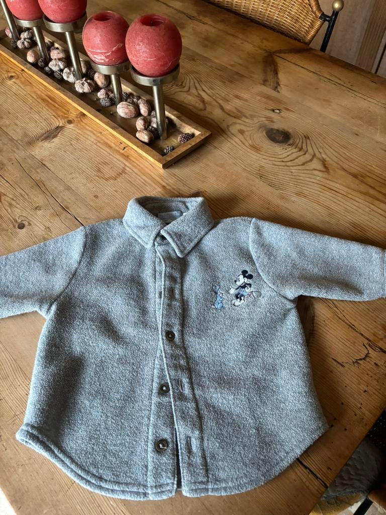 Grijze fleece trui donaldson maat 74, Ophalen, Trui of Vest, Zo goed als nieuw, DONALDSON.