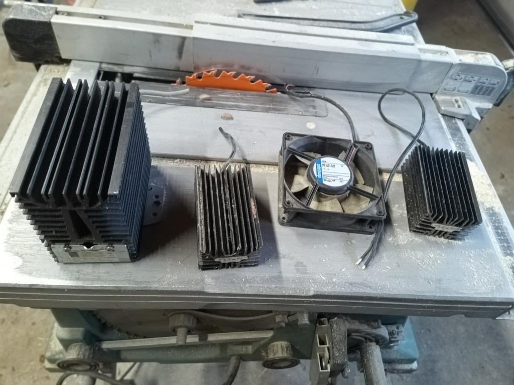 Warmte elementen +ventilatortje, Enlèvement, Utilisé