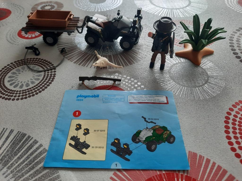 Playmobil Safari Quad 4834, Kinderen en Baby's, Speelgoed | Playmobil, Ophalen of Verzenden, Zo goed als nieuw