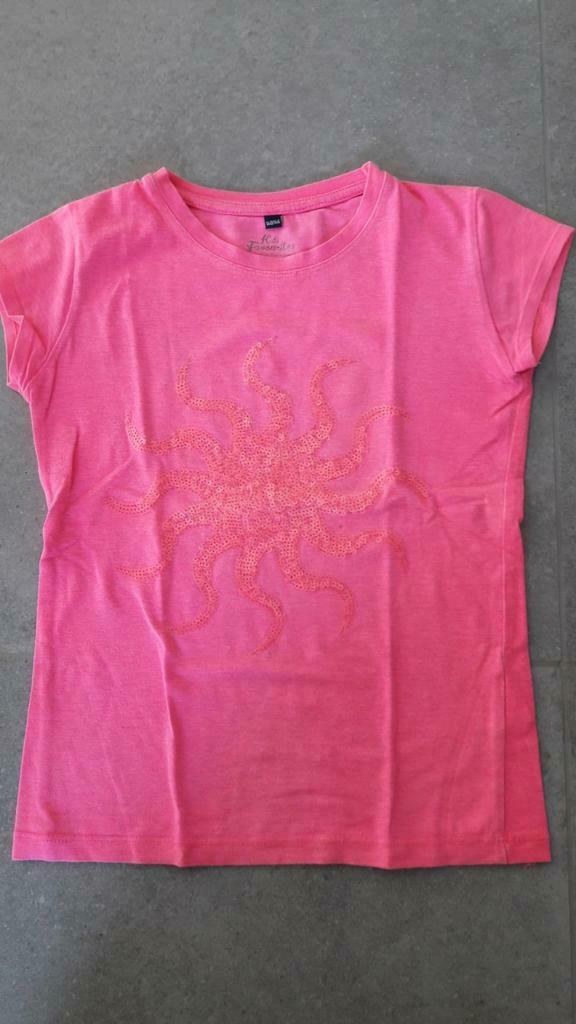 roos t shirt met zon in pailletten, Enlèvement ou Envoi, Utilisé
