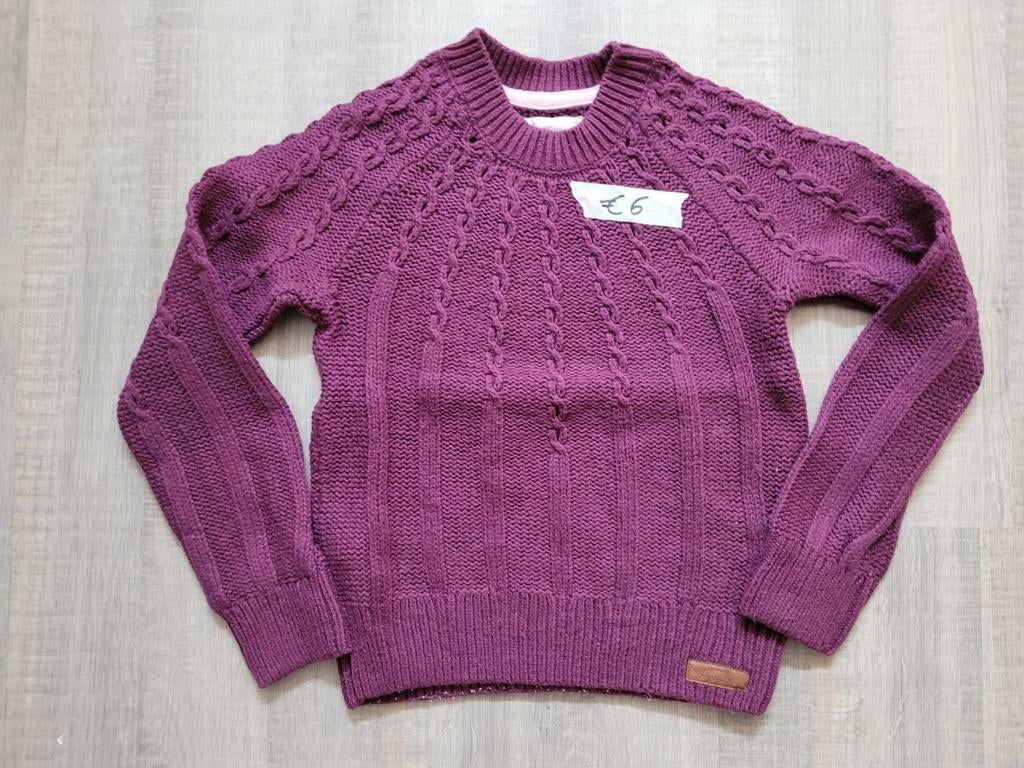 Trui H&M maat 134/ 140 bordeaux, Meisje, Trui of Vest, Ophalen of Verzenden, Zo goed als nieuw