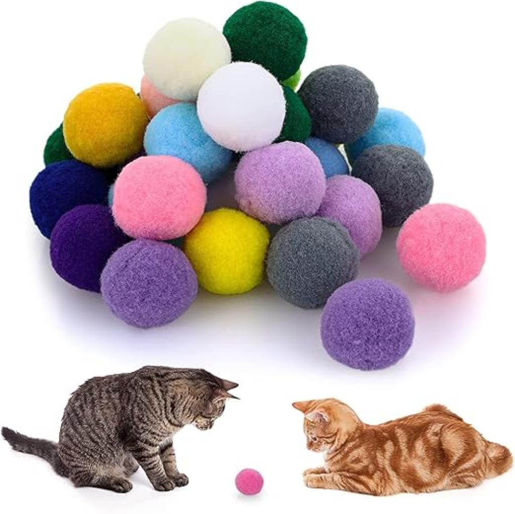 30 pièces de balles souples pour chats LIVRAISON GRATUITE E, Animaux & Accessoires, Jouets pour chats, Neuf, MOLAIN, -, -