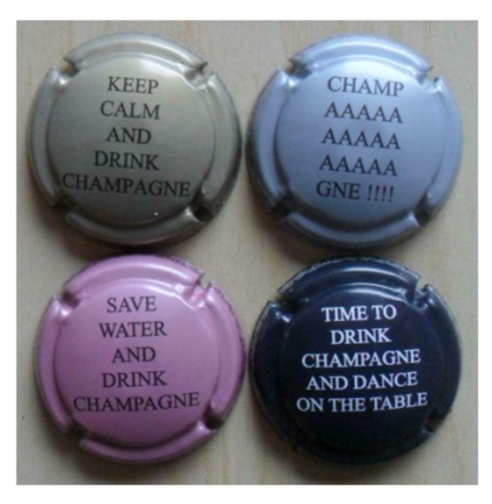 Champagne capsules - Generieken Drink champagne(G 1007), Verzamelen, Verzenden, Zo goed als nieuw