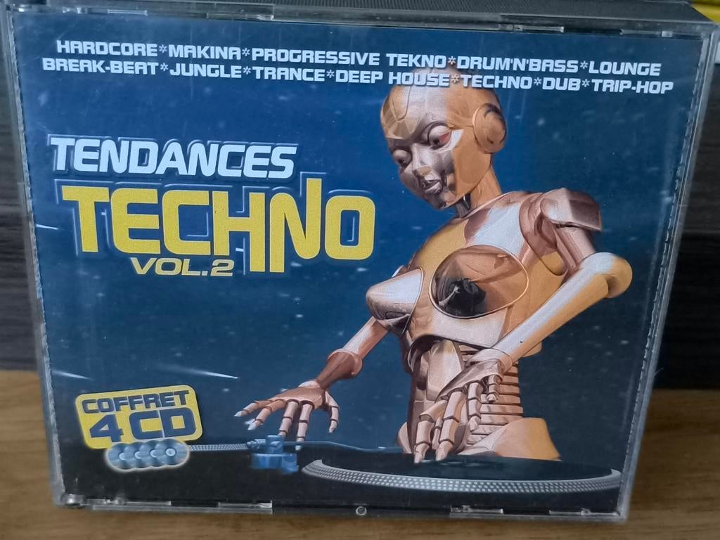 4 CD Box set, Tendances Techno Vol 2, Ophalen of Verzenden, Gebruikt