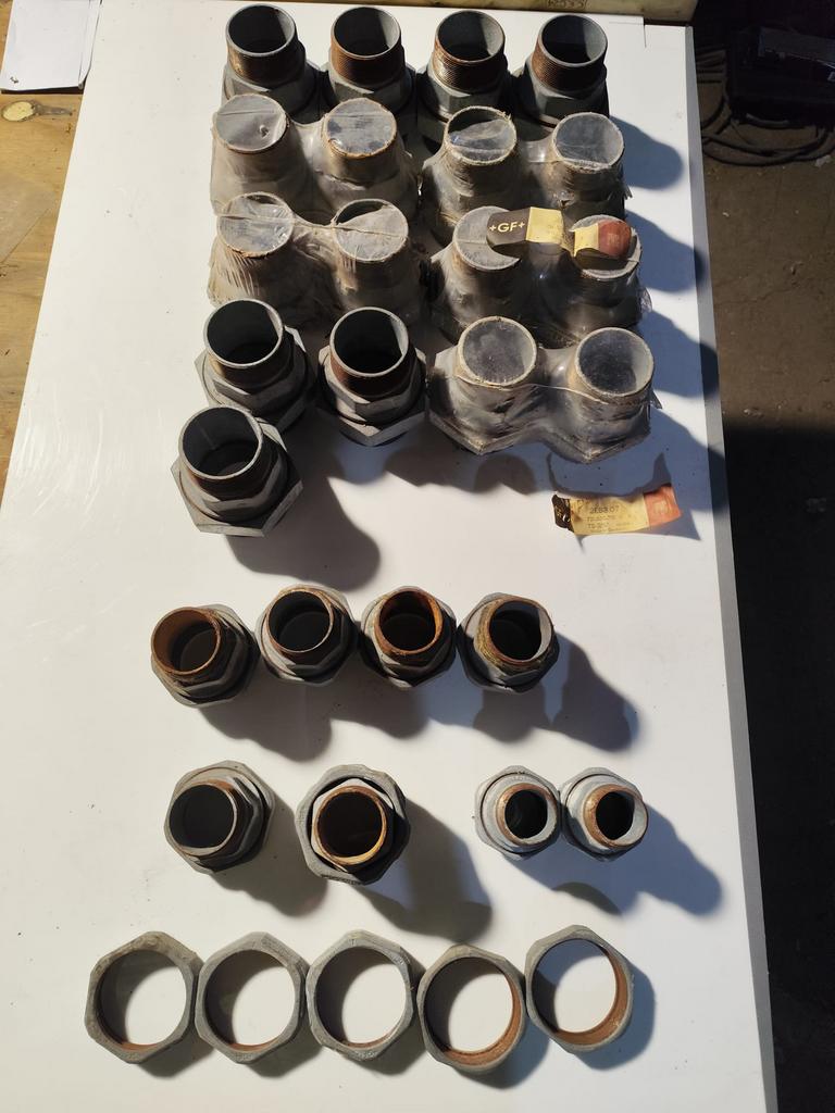 +GF+ pvc naar metaal schroefdraad, Ophalen, Zo goed als nieuw, PVC