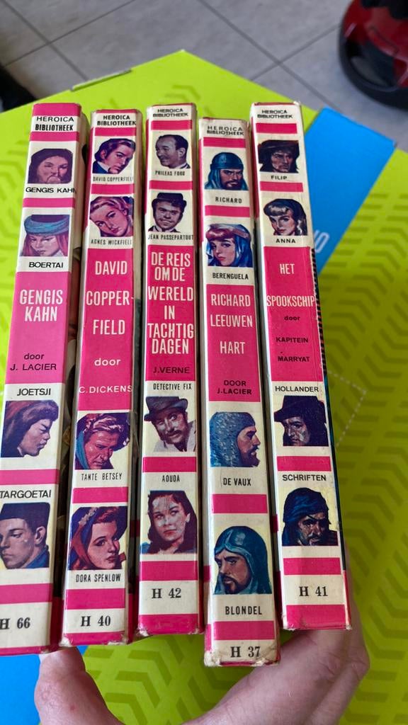 De klassiekers vintage - heroica bibliotheek boeken, Boeken, Ophalen of Verzenden, Gelezen, Jules Verne