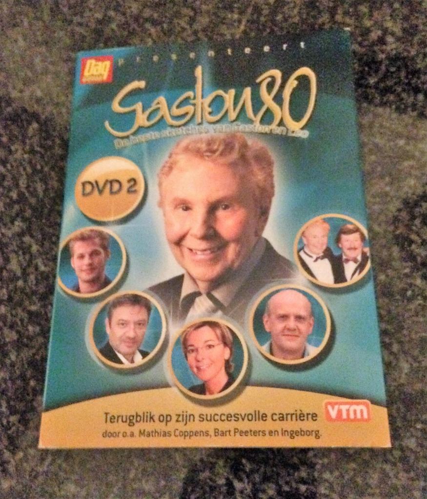 Gaston Berghmans DVD /	Gaston 80 dvd (2), Ophalen, Zo goed als nieuw