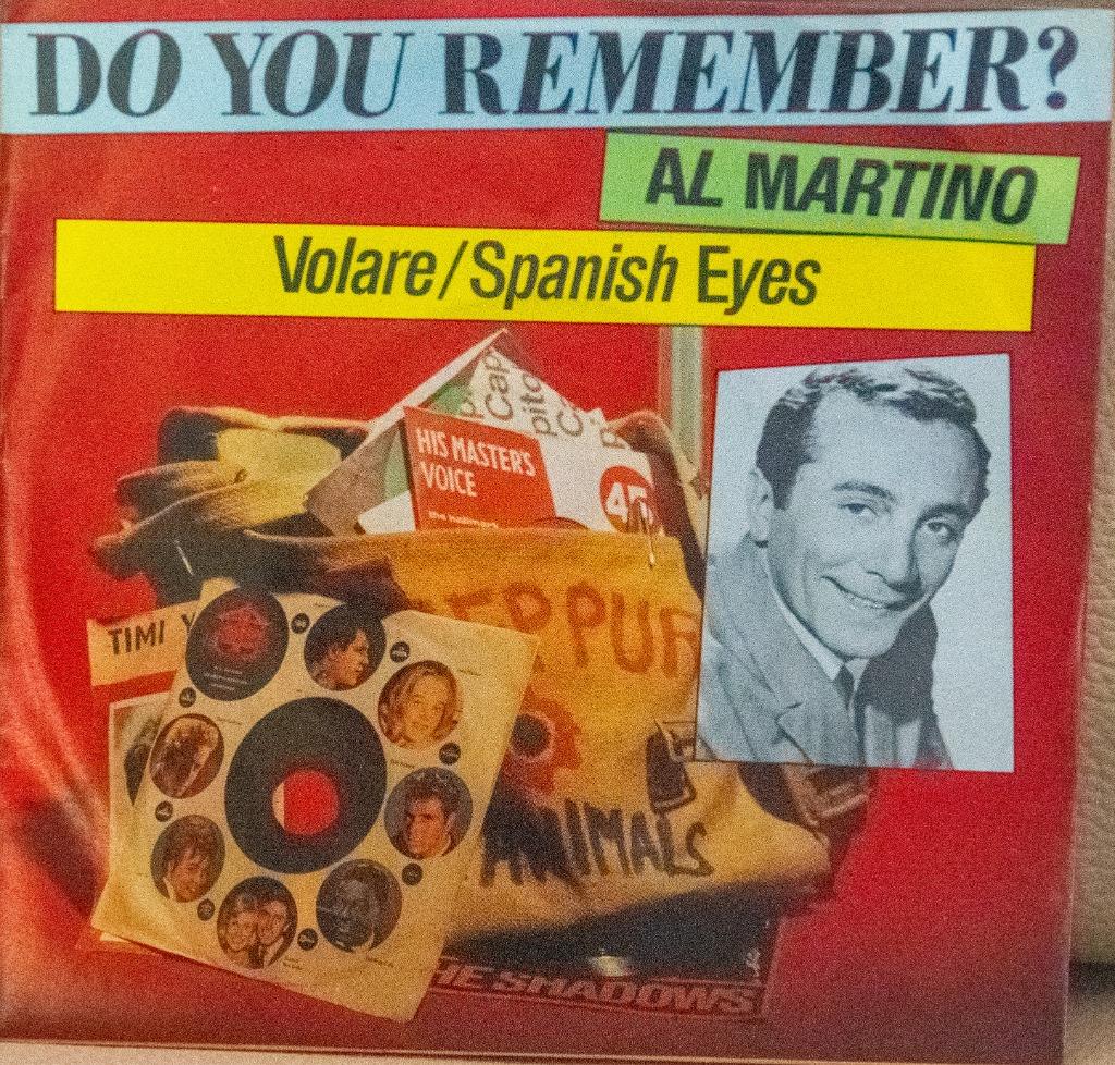 vinyl single Al Martino - Volare/Spanish Eyes, 7 inch, Single, Ophalen of Verzenden, Zo goed als nieuw
