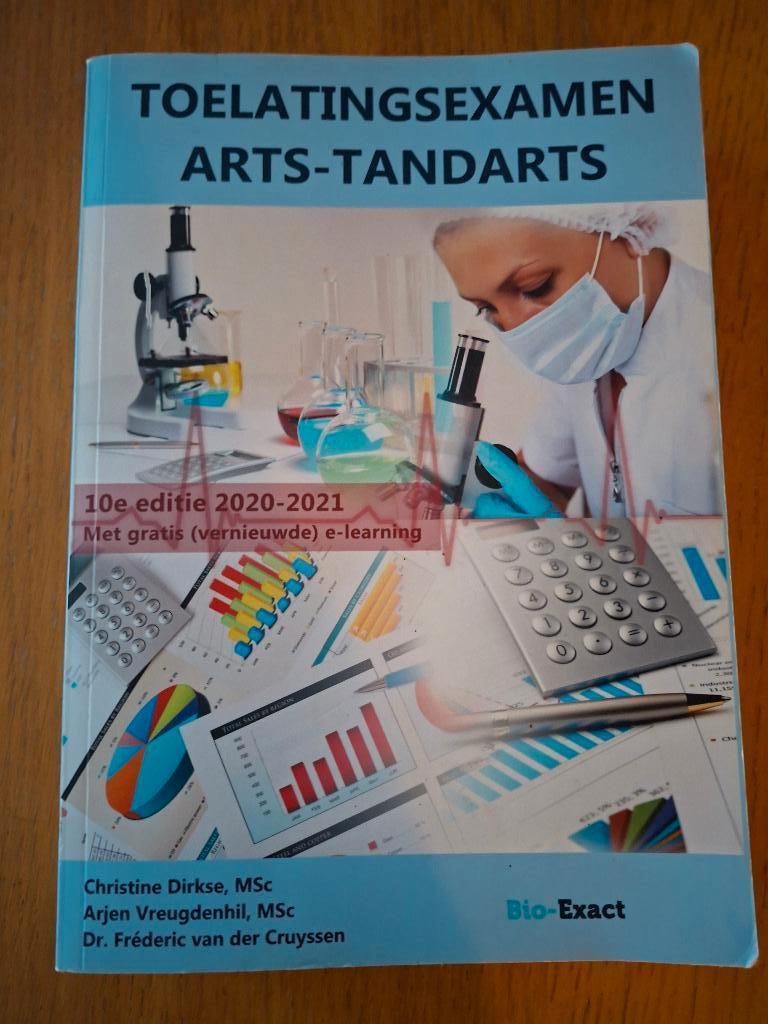 Toeatingsexamen arts tandarts 10e editie 2020-2021, Boeken, Ophalen of Verzenden, Gelezen
