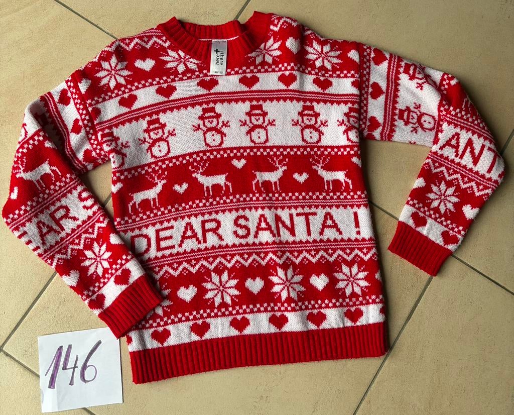 Kersttrui maat 146, Ophalen, Gebruikt, Jongen of Meisje, Trui of Vest