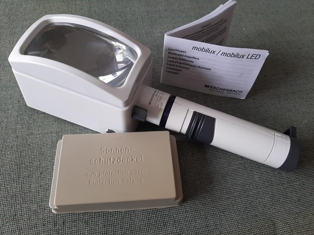 Loupe ESCHENBAG  mobilux LED 3x / 7.6 d/ 250 + 4D