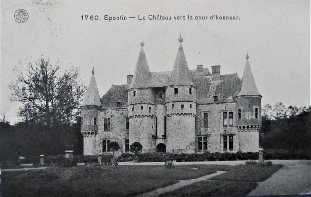 POSTKAART- HET KASTEEL VAN SPONTIN, Collections, Enlèvement ou Envoi, Avant 1920, Affranchie, Namur