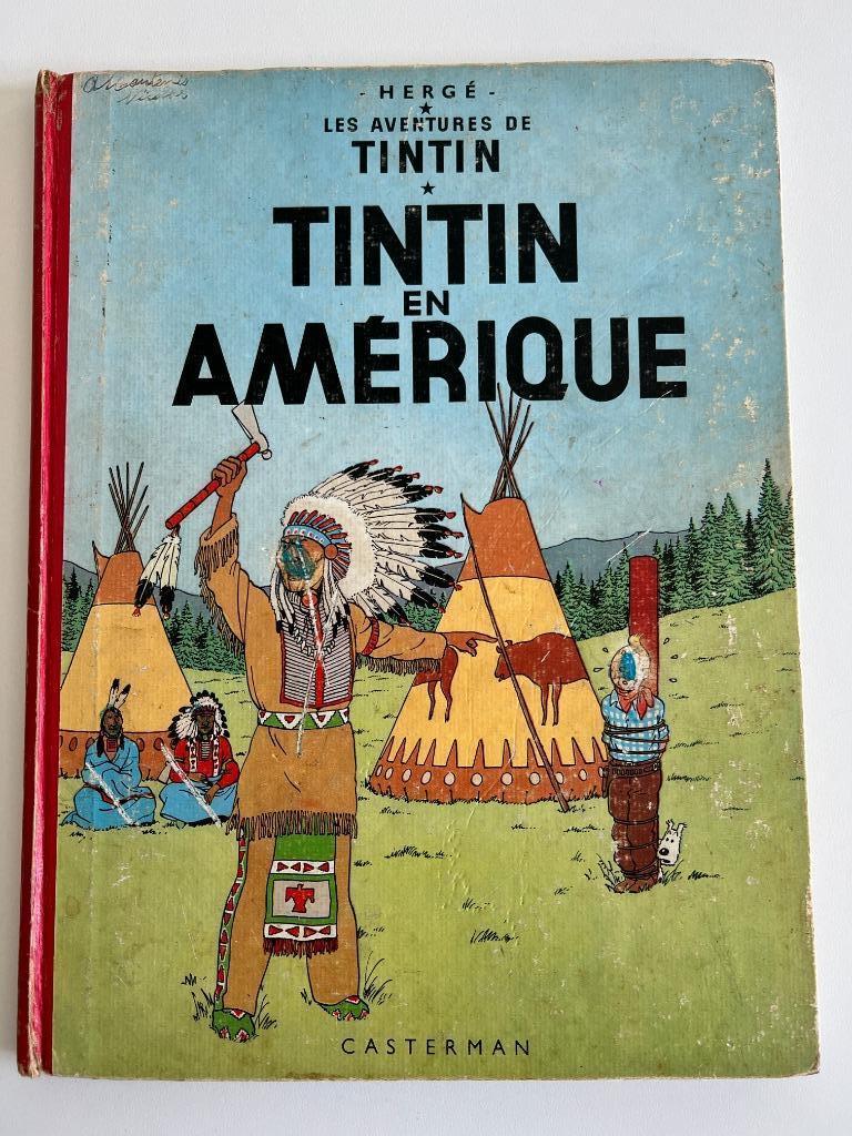 BD Tintin en Amérique - 1961, Livres, Enlèvement ou Envoi, Une BD, Utilisé, Hergé