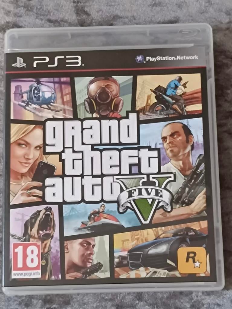 Jeu PS 3 GTA 5, Enlèvement, Comme neuf