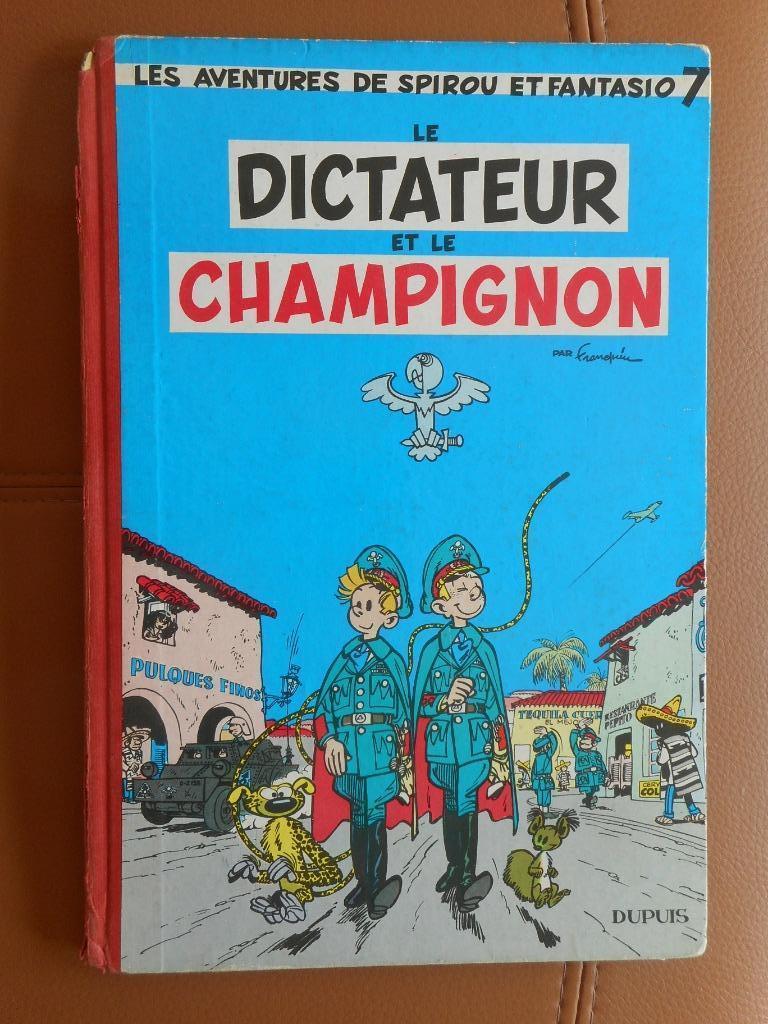 Spirou et Fantasio "Le dictateur et le champignon" (eo 1956), Livres, BD, Enlèvement ou Envoi, Utilisé, Franquin