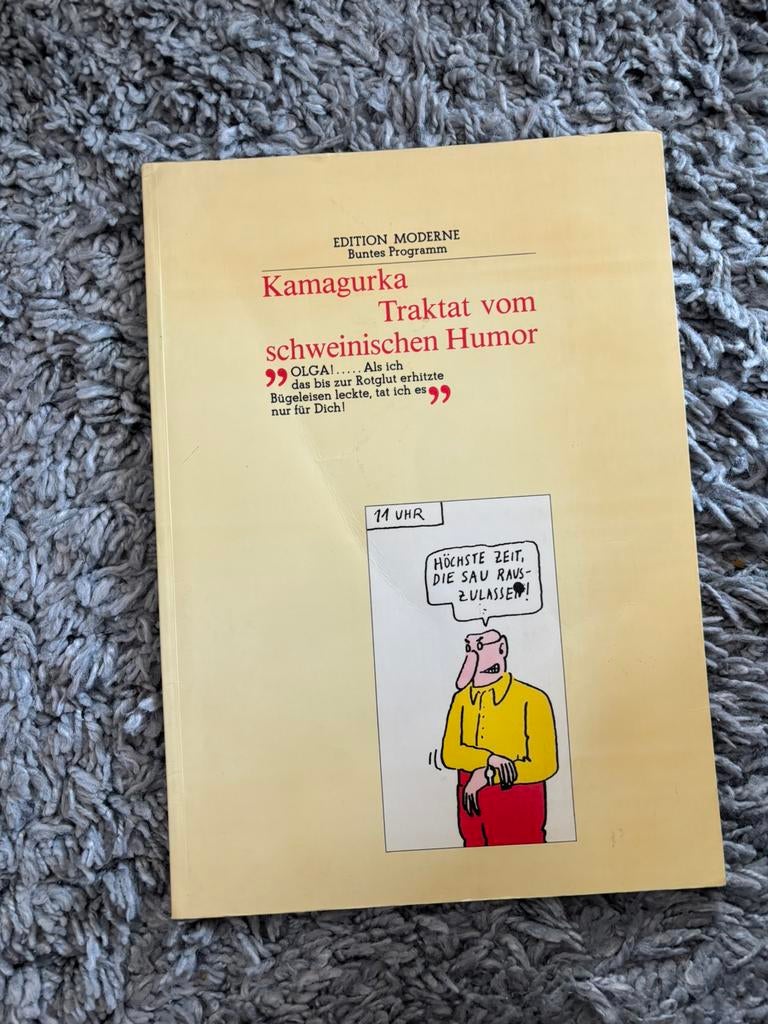 HEEL zeldzame Duitse/Zwitserse strip van Kamagurka., Boeken, Stripverhalen, Ophalen of Verzenden