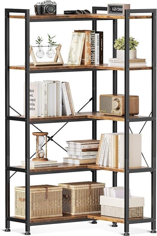 Bibliothèque d'angle | bibliothèque | LIVRAISON GRATUITE, Maison & Meubles, Accessoires pour la Maison | Étagères murales & Rayons de bibliothèque