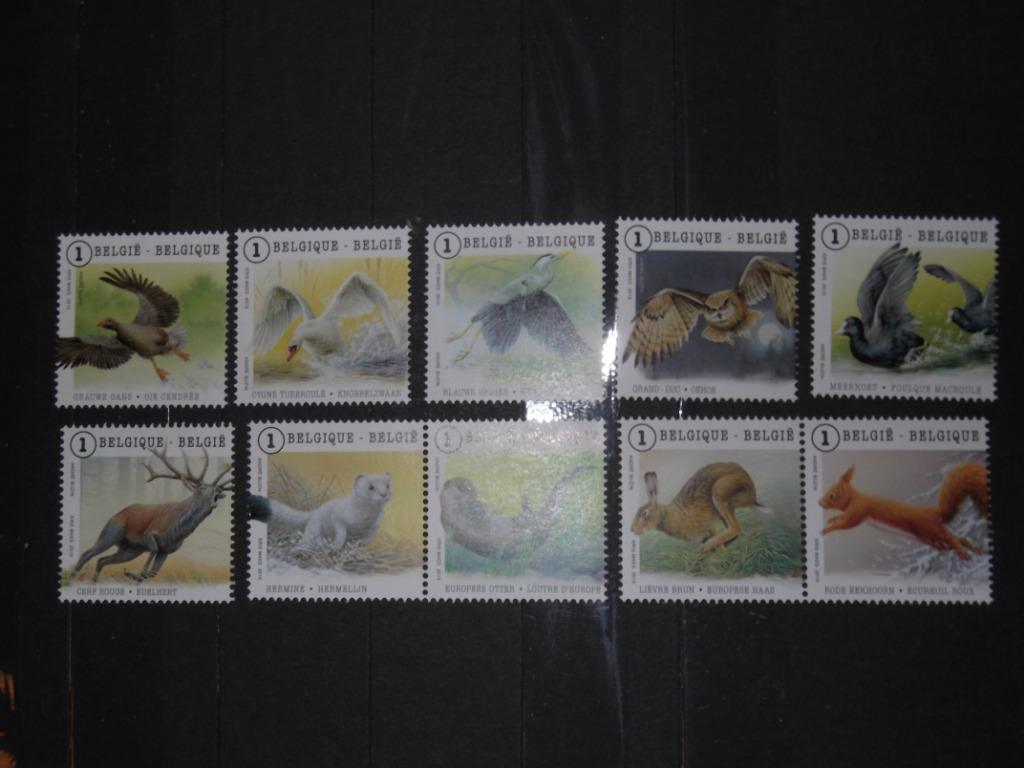 4497-4506 Dieren in beweging - Animaux en mouvement MNH, Enlèvement ou Envoi, Non oblitéré, Timbre-poste
