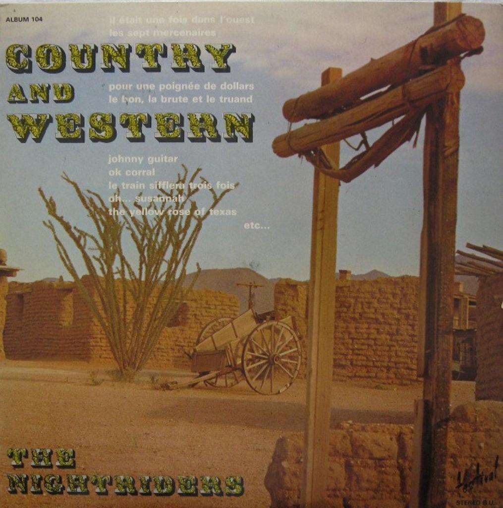 2-LP *  Country & Western- The Nightriders, Enlèvement ou Envoi