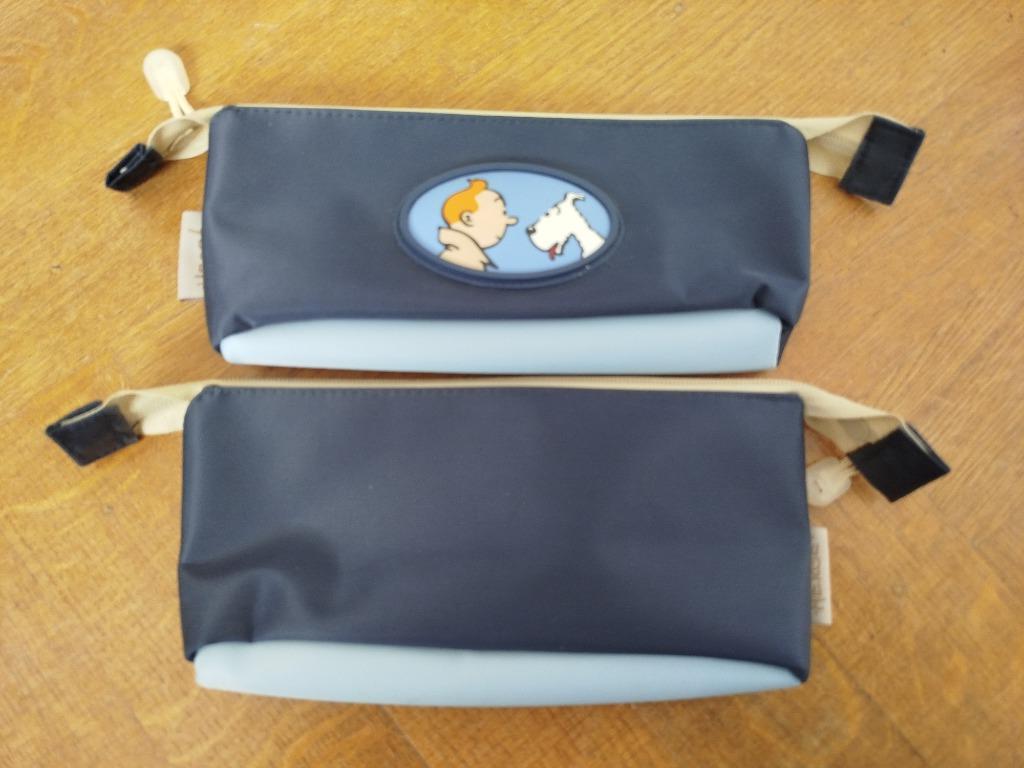 NIEUW 1 authentieke pennenhoesje van Kuifje en Bobbie, Verzamelen, Ophalen of Verzenden, Kuifje, Nieuw, Overige typen