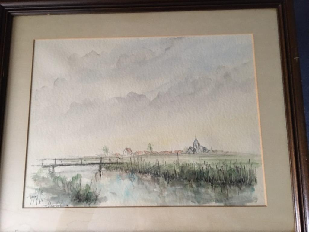 schilderij Georges Tahon, Ophalen