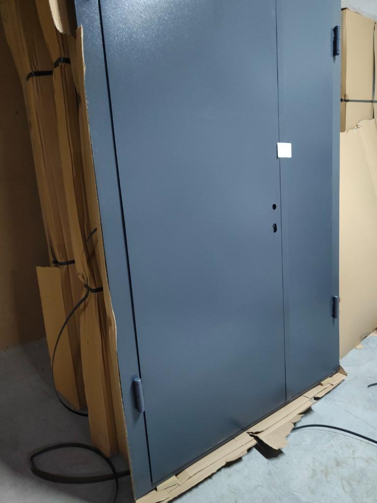 deur volledig staal kleur Antraciet diverse afmetingen in vo, Porte extérieure, Enlèvement, 200 à 215 cm, 100 à 120 cm