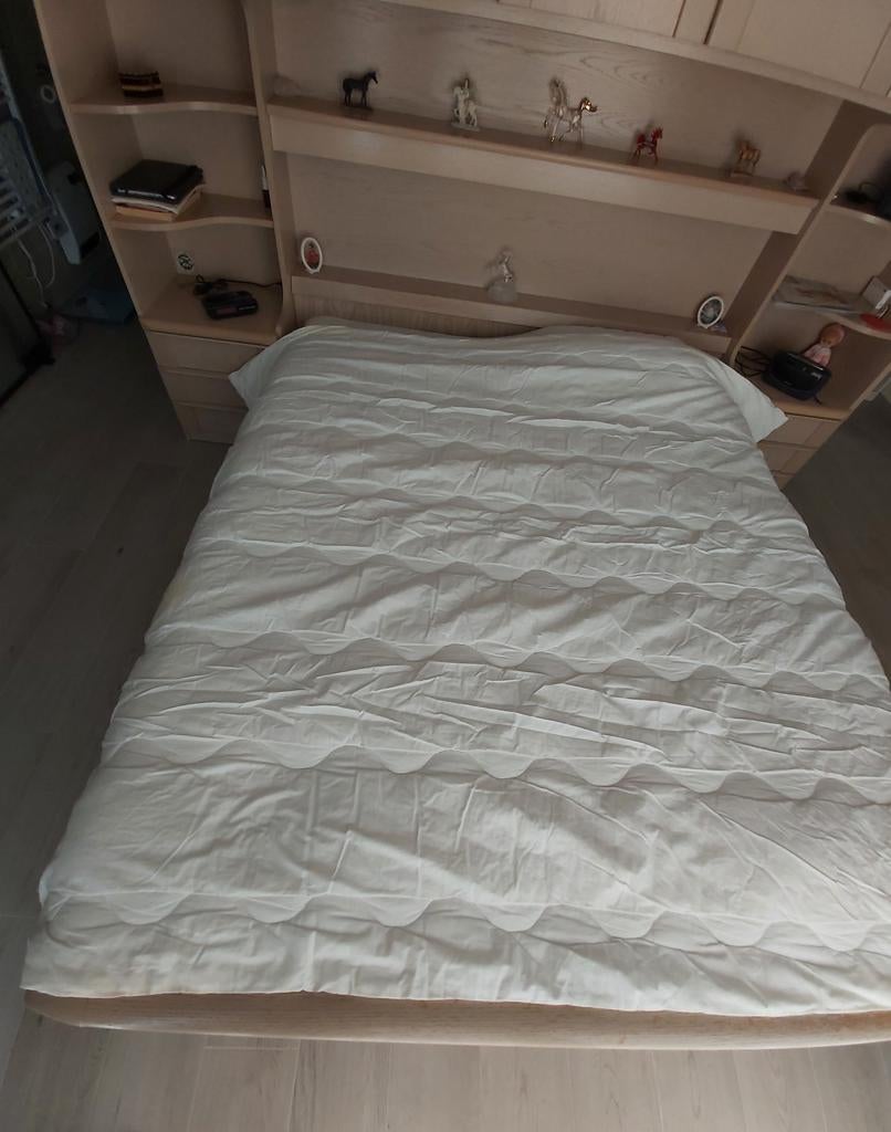 Dekbed 220 x 240 Crow Bedding wit, Gebruikt, Wit, Tweepersoons, Ophalen of Verzenden