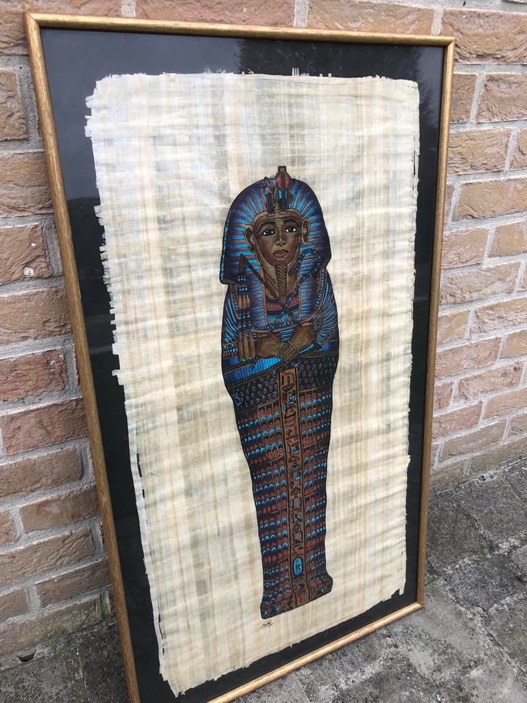 Tekening op Papyrus, Antiek en Kunst, Ophalen