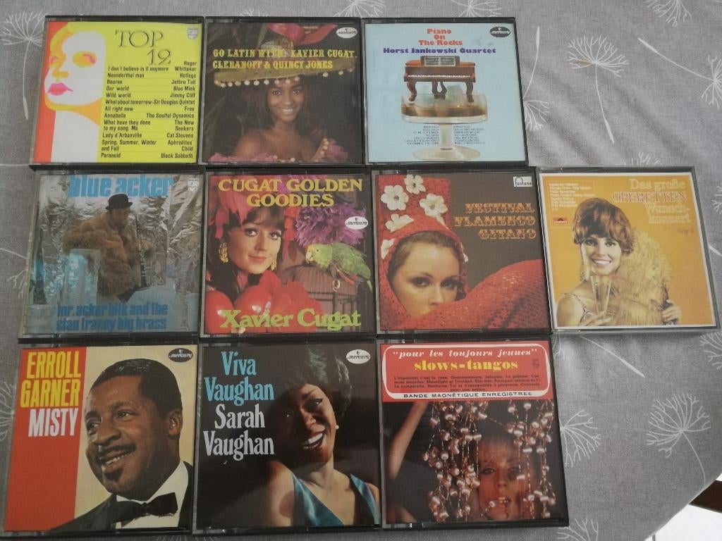 12 X pre recorded originele open reel tape, Enlèvement ou Envoi, Magnétophone