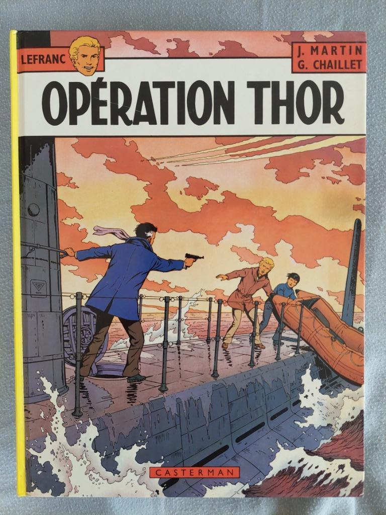 Lefranc T.6 Opération Thor - Réédition (1981) - Bon état, Une BD, Enlèvement ou Envoi, Utilisé
