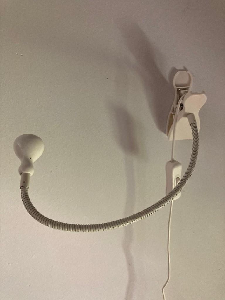 Ikea Lamp met klem Navlinge wit, Ophalen of Verzenden, Gebruikt