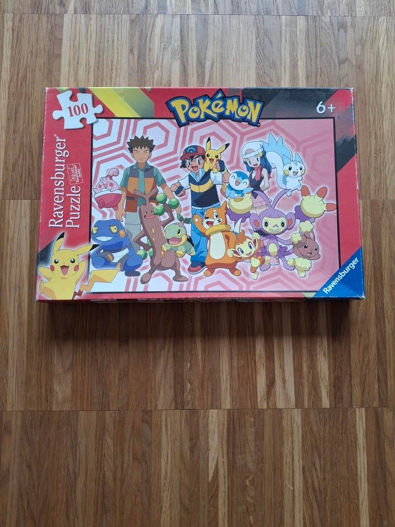 Pokemon Puzzel 100st, Ophalen of Verzenden, Minder dan 500 stukjes, Legpuzzel