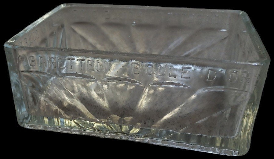 Cigarettes Boule d'or en verre, Collections, Marques & Objets publicitaires, Retrohouse@telenet.be, Enlèvement ou Envoi, B, Ustensile