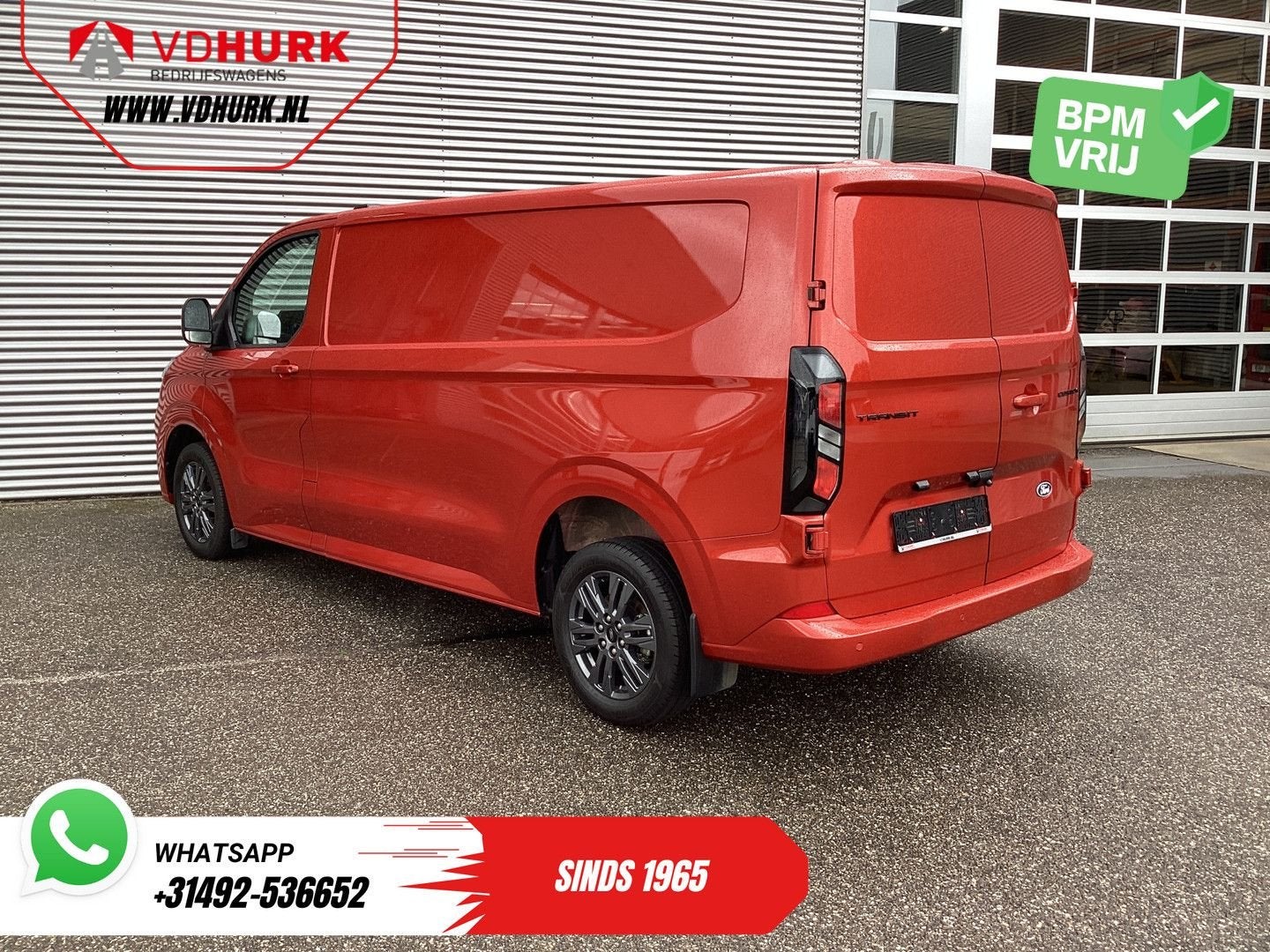 Ford Transit Custom 2.0 TDCI 150 pk L2 Limited Adapt.Cruise/, Autos, Rouge, Achat, Entreprise, Boîte manuelle