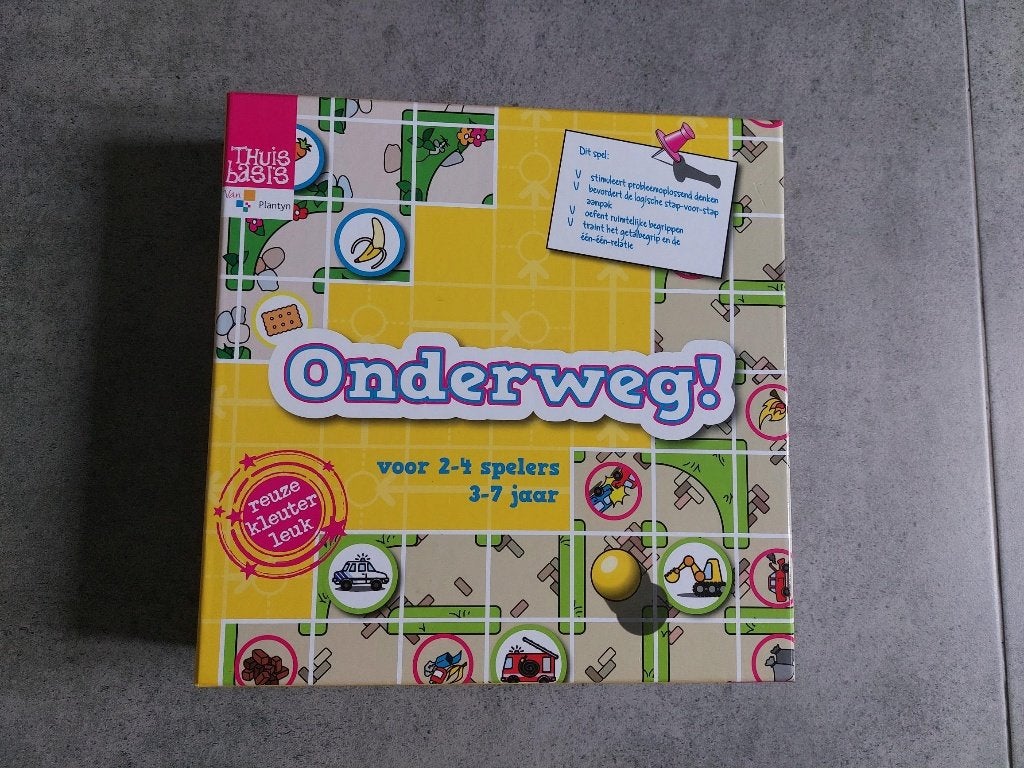gezelschapsspel thuisbasis 'onderweg', Enlèvement, Comme neuf