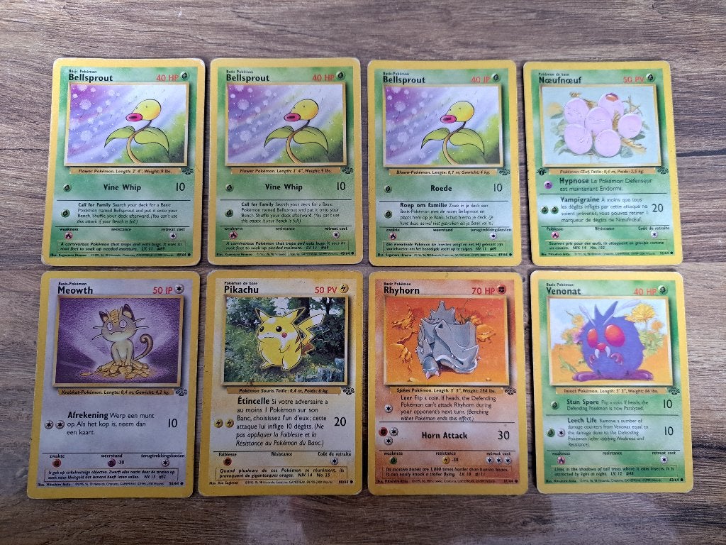 Pokémon Jungle set (juni 1999), Ophalen of Verzenden, Zo goed als nieuw, Meerdere kaarten