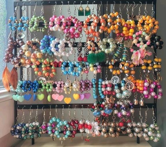 Nieuwe handgemaakte oorbellen voor volwassenen of kinderen., Overige materialen, Hangers, Overige kleuren, Nieuw