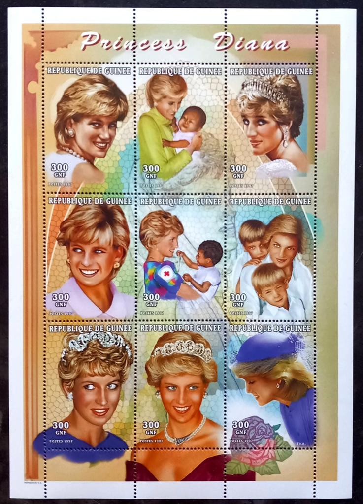 1997 Republiek Guinee - Prinses Diana MNH**, Postzegels en Munten, Postzegels | Afrika, Verzenden, Guinee, Postfris