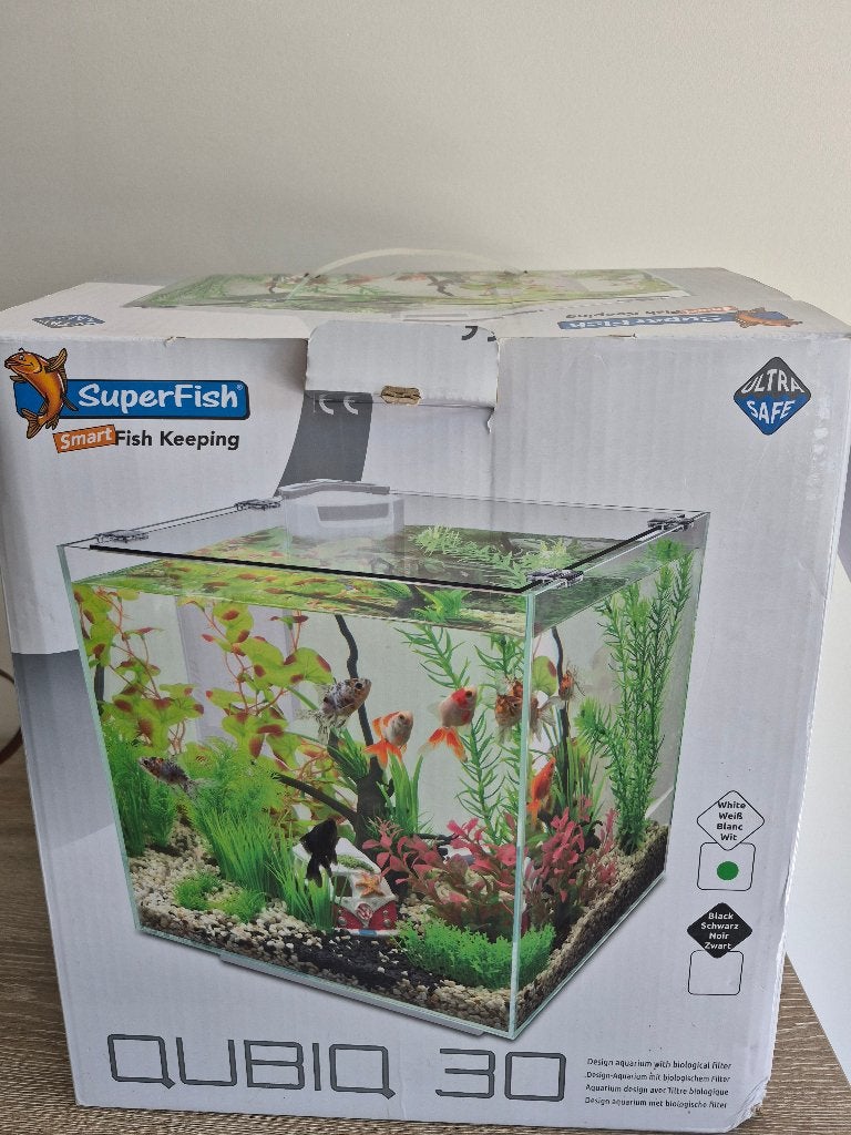 Aquarium SuperFish QubiQ 30 – 30 Litres, Animaux & Accessoires, Enlèvement, Superfish