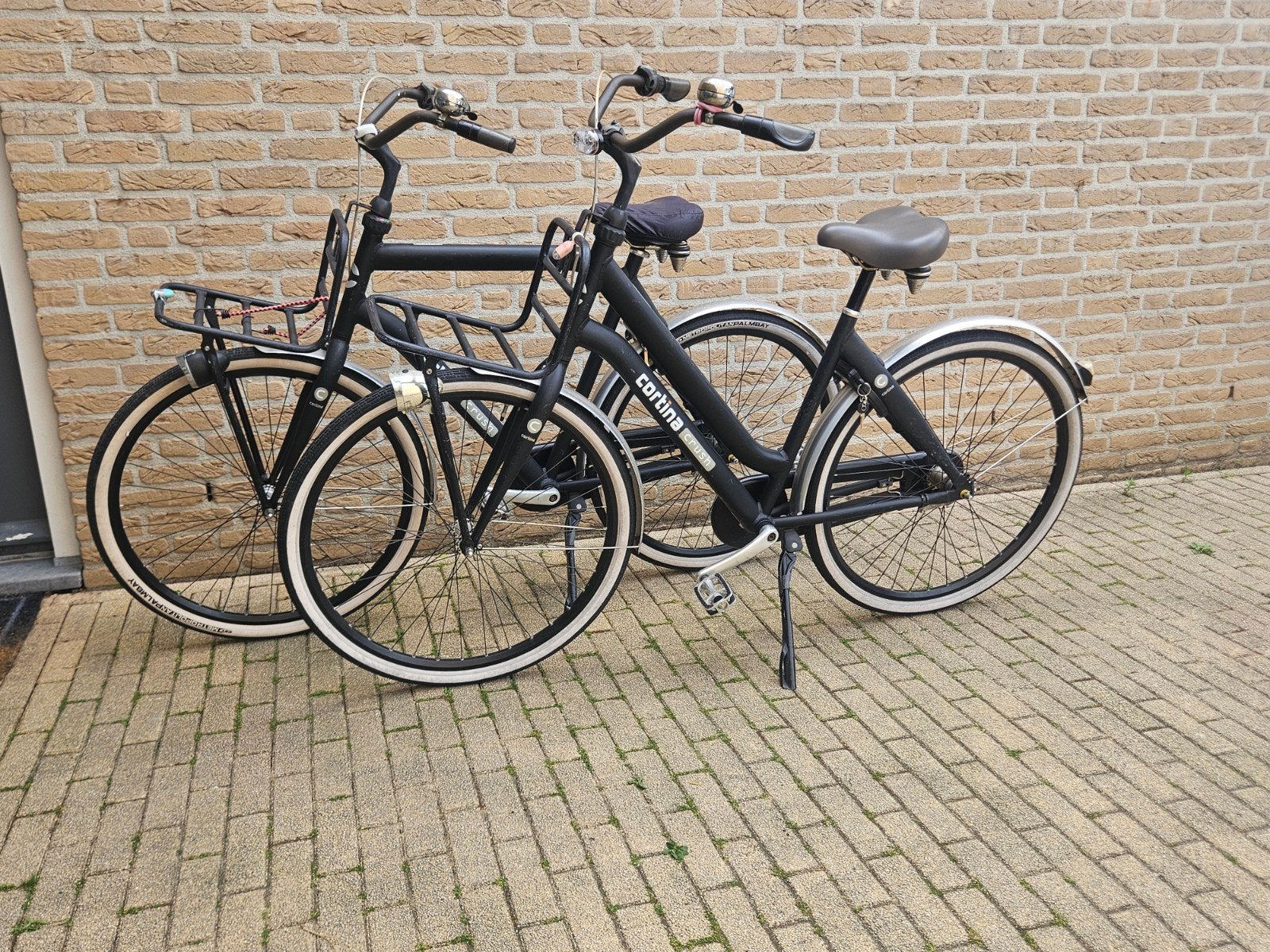 Set dames en heren fiets Cortina Crush Transporter, Fietsen en Brommers, Ophalen, Gebruikt, Terugtraprem, Cortina U4 Transport